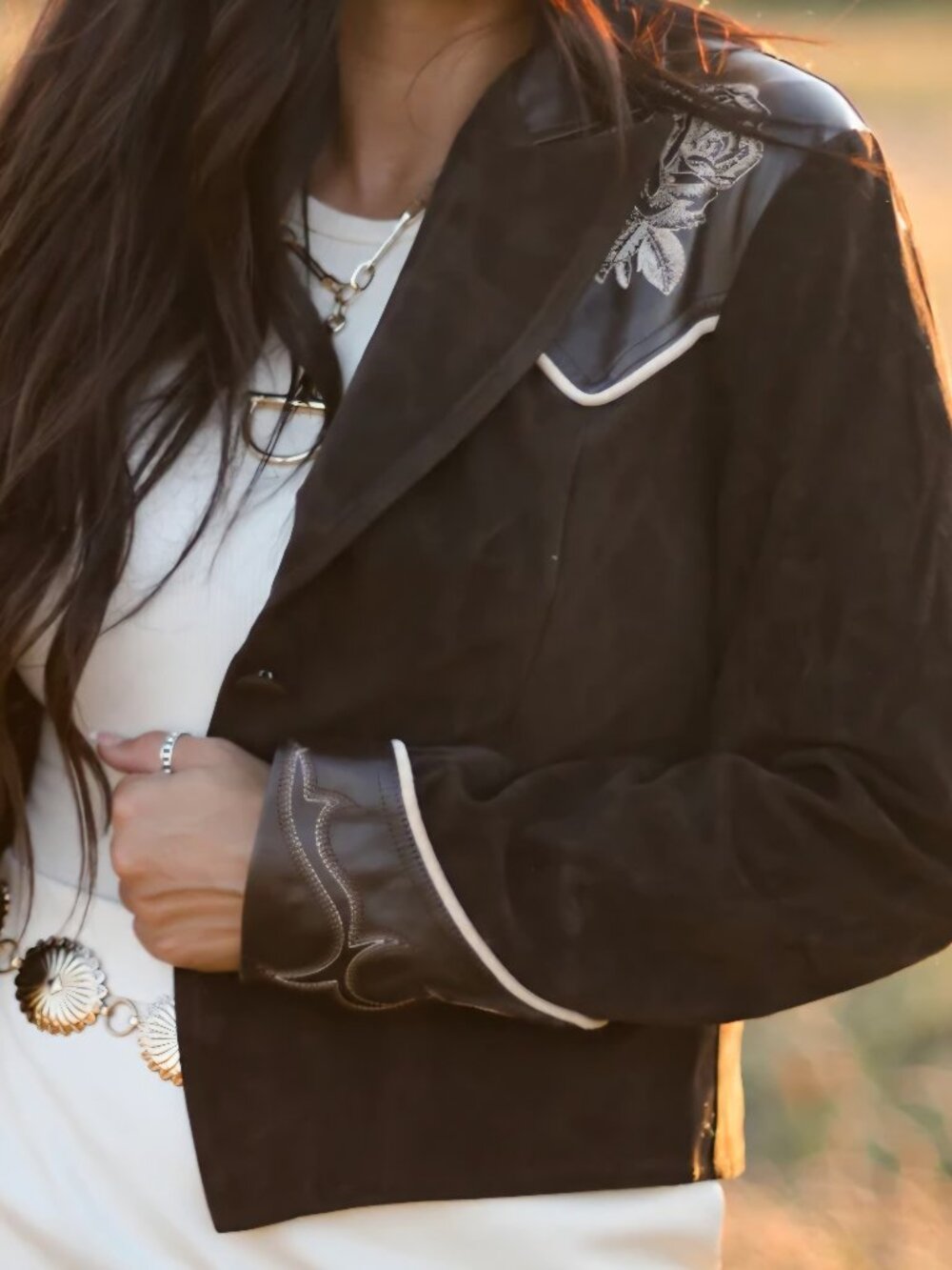 NWT Rodeo Quincy Belle Rose Jacket